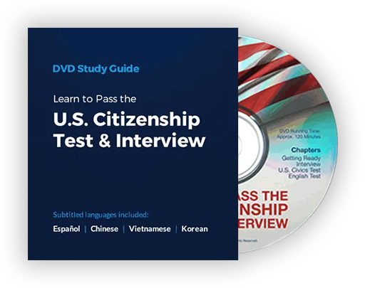 Pass the U.S. Citizenship Test & Interview DVD Pass the U.S. Citizenship Test & Interview DVD