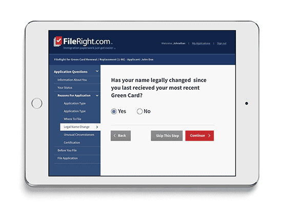 Using FileRight easily complete your form Using FileRight easily complete your form